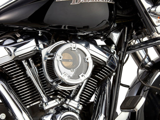 Method Clear Air Cleaner Kit - Chrome. Fits Touring 2017-2024 & Softail 2018-2024