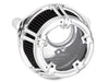 Method Clear Air Cleaner Kit - Chrome. Fits Touring 2017-2024 & Softail 2018-2024