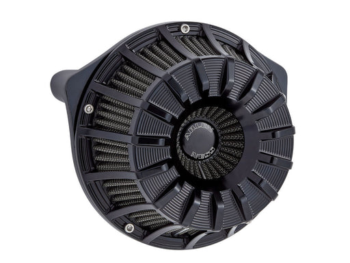 15-Spoke Air Cleaner Kit - Black. Fits Sportster 1988-2021.