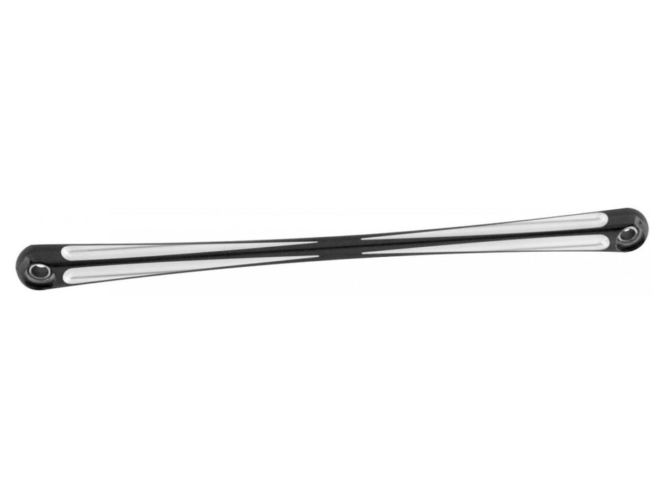 Round Deep Cut Shift Linkage Rod - Black. Fits Softail 1986up, Touring 1980up & Dyna Wide Glide 1993-2003