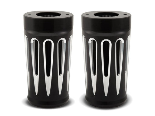 Deep Cut Fork Boots - Black. Fits Touring 2014up.
