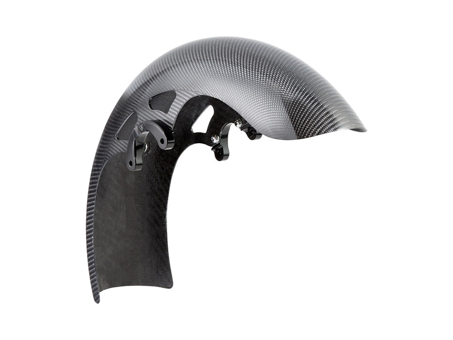 Carbon Wrapper Front Fender. Fits CVO Touring 2023up, Street Glide & Road Glide 2024up & Touring 2025up with 19in. Front Wheel