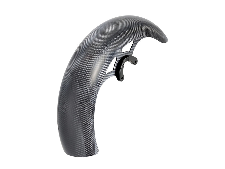 Carbon Wrapper Front Fender. Fits CVO Touring 2023up, Street Glide & Road Glide 2024up & Touring 2025up with 19in. Front Wheel