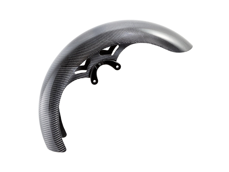 Carbon Wrapper Front Fender. Fits CVO Touring 2023up, Street Glide & Road Glide 2024up & Touring 2025up with 19in. Front Wheel
