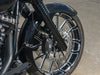 Real Steel Rapper Front Fender. Fits CVO Touring 2023up, Street Glide & Road Glide 2024up & Touring 2025up with 21in. Front Wheel