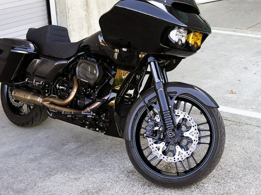 Carbon Wrapper Front Fender. Fits Most Touring 2014-2023 with 21in. Front Wheel