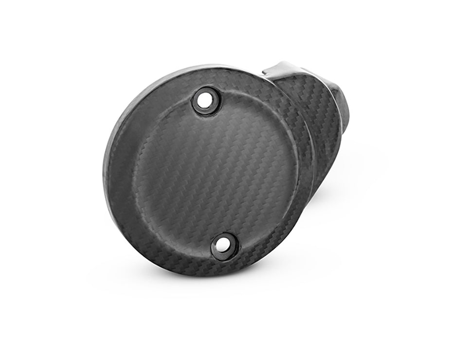 Carbon Cam Cover - Gloss. Fits CVO Touring 2023up, Street Glide & Road Glide 2024up, Touring 2025up & Softail 2025up