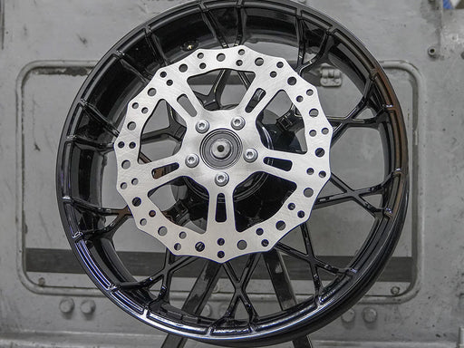 11.8in. Rear Jagged Stainless Steel Disc Rotor. Fits Touring 2008up