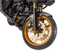 12.6in. Front Jagged Disc Rotor - Stainless Steel. Fits Touring 2024up with OEM Wheel and Spoke Mounted 320mm Rotors.