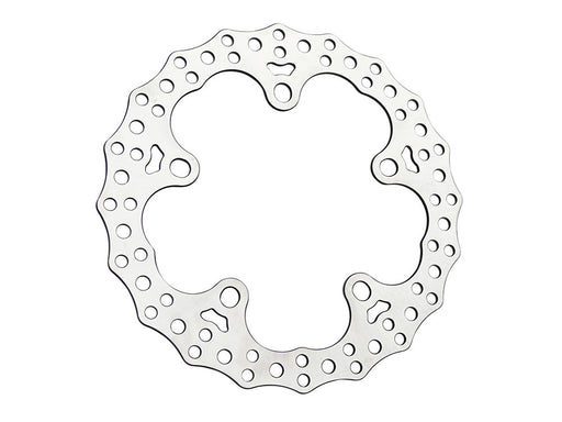 12.6in. Front Jagged Disc Rotor - Stainless Steel. Fits Touring 2024up with OEM Wheel and Spoke Mounted 320mm Rotors.