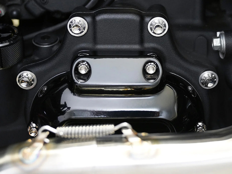 Titanium 12-Point Transmission Side Cover Bolt Kit - Polished. Fits Touring 2024up & Softail 2025up
