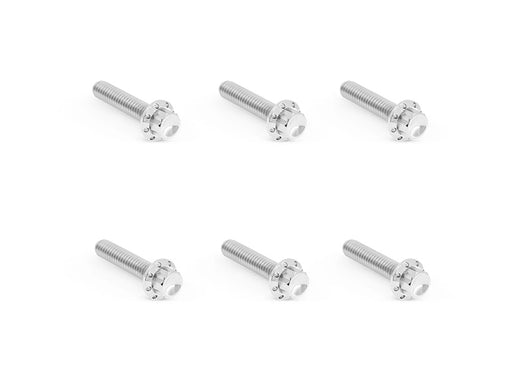 Titanium 12-Point Transmission Side Cover Bolt Kit - Polished. Fits Touring 2024up & Softail 2025up