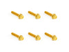 Titanium 12-Point Transmission Side Cover Bolt Kit - Gold. Fits Touring 2024up & Softail 2025up