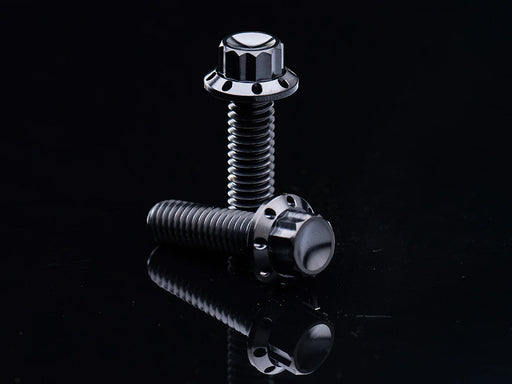 Titanium 12-Point Transmission Side Cover Bolt Kit - Black. Fits Touring 2007-2023, Softail 2007-2024 & Dyna 2006-2017