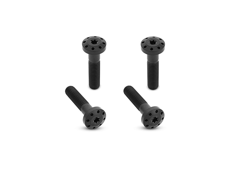 Titanium Holeshot Shock Absorber Bolt Kit - Black. Fits Touring 1999up