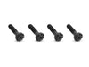 Titanium Holeshot Shock Absorber Bolt Kit - Black. Fits Touring 1999up