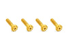 Titanium Holeshot Shock Absorber Bolt Kit - Gold. Fits Touring 1999up