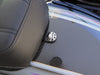 Titanium 12-Point 1/4in.-20 Seat Mount Screw - Polished. Fits H-D 1996up