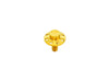 Titanium 12-Point 1/4in.-20 Seat Mount Screw - Gold. Fits H-D 1996up