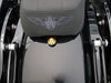 Titanium 12-Point 1/4in.-20 Seat Mount Screw - Gold. Fits H-D 1996up