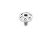 Titanium Holeshot 1/4in.-20 Seat Mount Screw - Polished. Fits H-D 1996up
