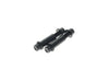 Titanium 12-Point Footpeg Mounting Hardware - Black. Fits H-D Male Mount Footpegs