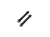 Titanium 12-Point Footpeg Mounting Hardware - Black. Fits Softail 2018up & Sportster S 2021up
