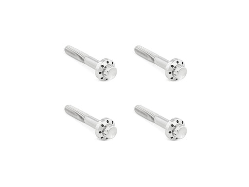 Titanium 12-Point Front Fender Mounting Hardware - Polished. Fits Touring 2009up.