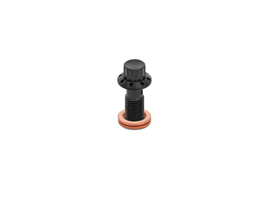 Titanium 12-Point 3/8in. Banjo Bolt - Black