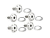 Titanium Holeshot Front Brake Rotor Bolts - Polished. Fits Street Glide & Road Glide 2024up with Spoke Mounted Disc, Sportster S 2021up & Pan America 2021up with Cast Mag Wheel