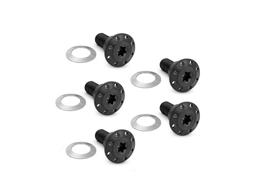 Titanium Front Disc Rotor Bolts - Black. Fits Dyna 2006-2017 & V-Rod 2002-2017