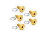 Titanium Front Disc Rotor Bolts - Gold. Fits Dyna 2006-2017 & V-Rod 2002-2017