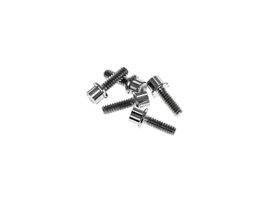 Titanium 12-Point Derby Cover Bolt Kit - Polished. Fits Softail 2018up
