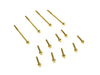 Titanium 12-Point Primary Cover Bolt Kit - Gold. Fits Softail 2007-2017 Non-240 Tyre Models & Touring 2017up