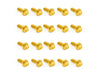 Titanium 12-Point Rocker Cover Bolt Kit - Gold. Fits Milwaukee-Eight 2017up