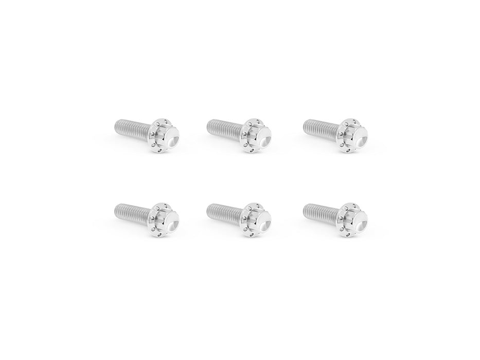 Titanium 12-Point Transmission Top Cover Bolt Kit - Polished. Fits Softail 2007-2024, Most Touring 2007-2024 & Dyna 2006-2017
