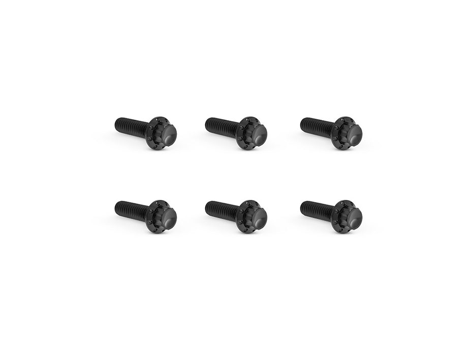 Titanium 12-Point Transmission Top Cover Bolt Kit - Black. Fits Softail 2007-2024, Most Touring 2007-2024 & Dyna 2006-2017