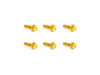 Titanium 12-Point Transmission Top Cover Bolt Kit - Gold. Fits Softail 2007-2024, Most Touring 2007-2024 & Dyna 2006-2017