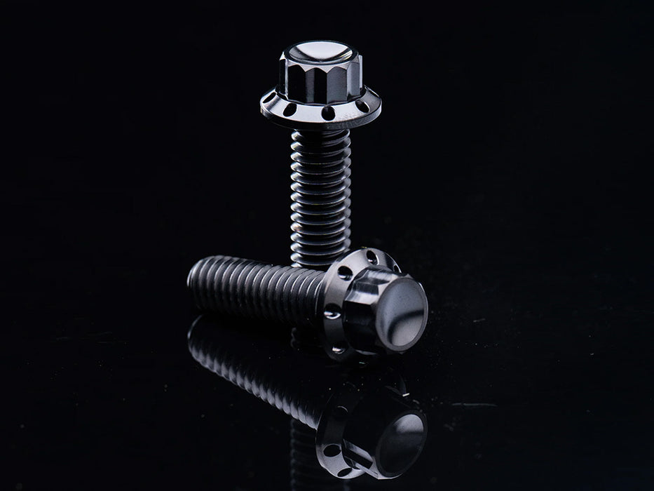 Titanium 12-Point Transmission Top Cover Bolt Kit or Clutch & Brake Perch Bolt Kit - Black. Fits CVO Touring 2023up, Street Glide & Road Glide 2024up, Touring 2025up & Softail 2025up