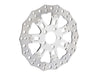 11.8in. Front 7-Valve Disc Rotor - Chrome. Fits Dyna 2006-2017, Softail 2015up, Sportster 2014-2021 & Some Touring 2008up.