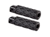 Diamond Footpegs - Black. Fits Softail 2018up Rear Passenger