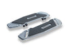 SpeedLiner Front Floorboards - Chrome. Fits Touring 1980up, FL Softail 1986-2017 & Dyna Switchback 2012-2016