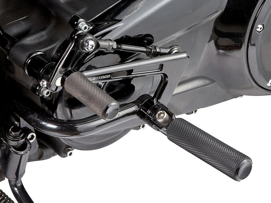 Mid Controls - Black. Fits Touring 2014-2023