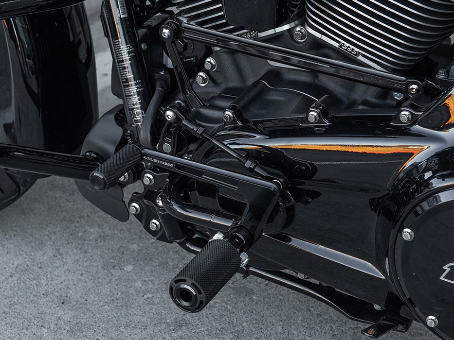 Mid Controls - Black. Fits Touring 2014-2023
