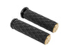 Diamond Handgrips - Brass. Fits Big Twin 2008-2024 with Throttle-by-Wire