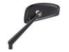 Tearchop Mirror - Black. Fits Left.
