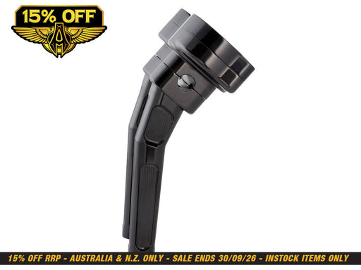 10in. Method Kickback Risers & Gauge Bezel- Black. Fits Road Glide 2015-2023