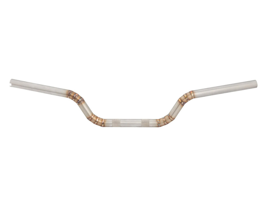 Welded Stainless MX Handlebar - Raw Stainless Steel