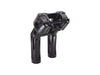 7in. Method Kickback Risers - Black. Fits Softail Street Bob, Low Rider ST, Standard & Breakout 2018-2024