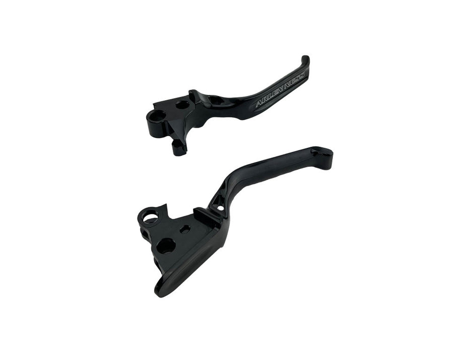 Method Levers - Black. Fits Touring 2017-2020 with Hydraulic Clutch.